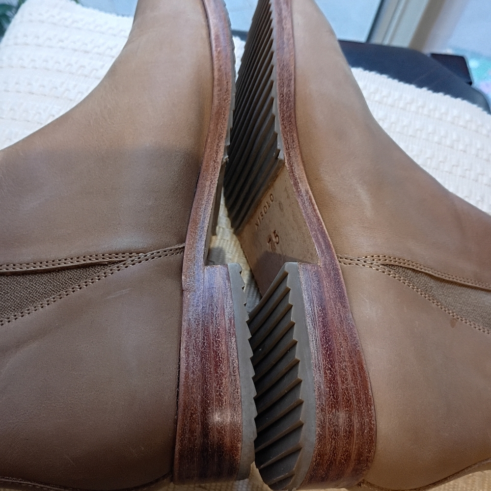 NWT.Nisolo Anthropology Tan Leather Ankle Boots - Picture 6 of 9